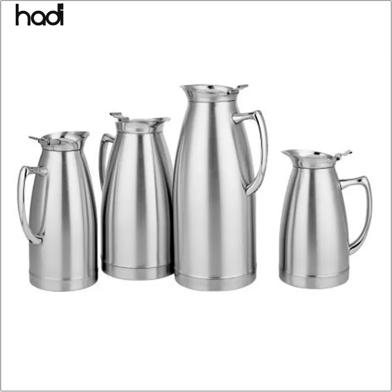 HD رخيصة مطعم معدات للبيع الفولاذ المقاوم للصدأ براد شاي جدار مزدوج موزع مياه jup الفضة القهوة براد مياه للبيع