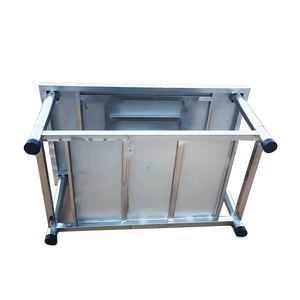 Mesa de centro de acero inoxidable desmontable, mesa auxiliar multifuncional, mesa de té de Metal moderna de fácil montaje para café, hogar y oficina - Product Image 6