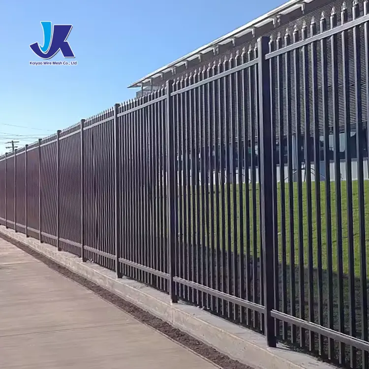 空港刑務所用3メートルセキュリティメッシュフェンス低炭素鋼レールフェンス熱処理木材プラスチックフレームホットディップ仕上げ