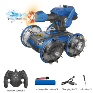 2025 New Trend 4CH <strong>RC</strong> Stunt Racing Car Toy Light-Up Water Gun Boat with 3-in-1 Gesture Sensing and 2.4G Remote Control - Product Image 3