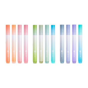Gradual Color <strong>Highlighters</strong>,<strong>Chisel</strong> <strong>Tip</strong> Marker <strong>Highlighters</strong>,for Journal Bible Notes,Assorted Color,4-Pack - Product Image 6