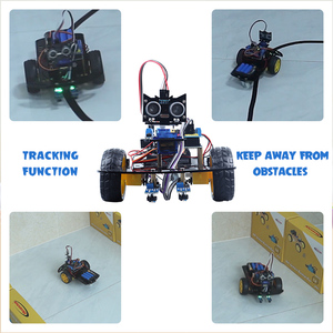 Tscinbuny 2WD çok fonksiyonlu kablosuz kontrollü Robot araba kitleri Arduino için programlama eğitim geliştirme kurulu projeleri