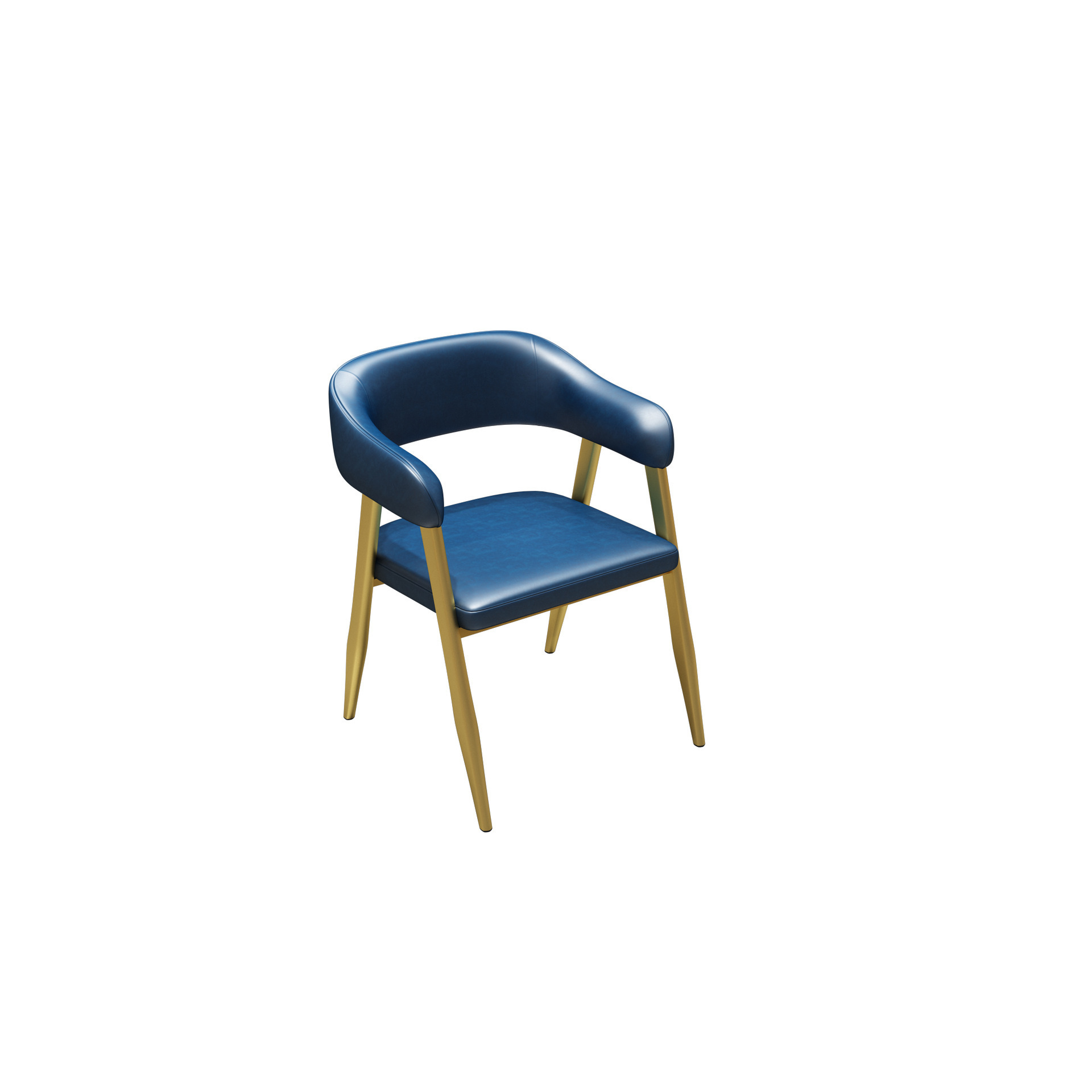 Blue dining chair