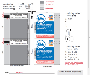 บัตรนิรภัยแบบกำหนดเองสำหรับจอดรถการพิมพ์บัตรผ่านระบบความร้อนสำหรับจอดรถใช้บริการจอดรถ - Product Image 4