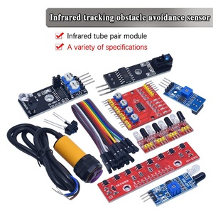 Detector infrarrojo de cuatro carreteras, línea de transmisión de seguimiento, módulo de Sensor para evitar obstáculos, Robot de coche Diy