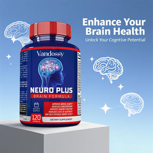 Cao cấp tự nhiên não sức khỏe công thức tăng cường bộ nhớ tập trung Hỗ trợ nhận thức nootropic não bổ sung vitamin B6 B12 người lớn - Product Image 3