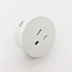 Alexa Google ev akıllı çıkış uzaktan kumanda zamanlayıcı fonksiyonu 2.4GHz Wi-fi Listed FCC listelenen 10A Tuya akıllı ev Mini WiFi soket - Product Image 4
