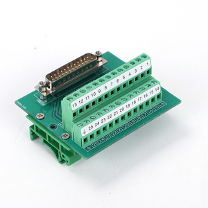 インダストリアル配電アダプターボード女性男性Tインダストリアル接続DINレール端子ブロック - Product Image 1