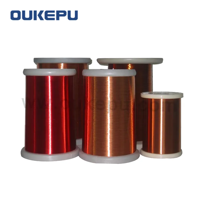 Ultramicro enameled copper winding wire for voice coil
