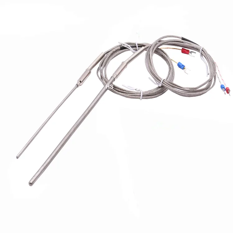 High Temperature K Type Stainless Steel Furnace Thermocouple Probe Temperature Sensor with Connector