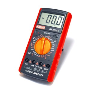 EXCEL Elektriker 1999 Zählt DT-9205A Digital multimeter, AC/DC Spannungs strom tester mit Hfe Test/Data Hold, CE - Product Image 1