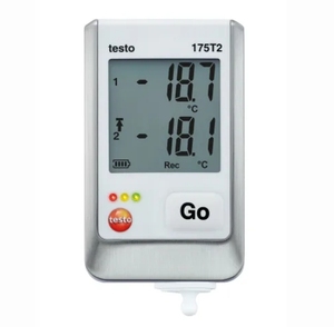 Registrador de datos de temperatura original testo 175-T1/ 175-T2 con función de exportación Excel para programar el registrador y el análisis de datos