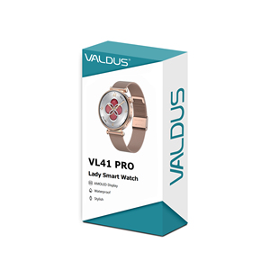 VALDUS2024新しいストラップNFCディスプレイIP68防水スマートウォッチ1.32インチAMOLEDスクリーンAndroidフォンVL41PROレディーススマートウォッチ - Product Image 1