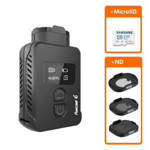 RunCam 6 4K 128GB sd卡30FPS FPV动作运动相机，带广角WiFi脉宽调制控制金属机身，适用于FPV无人机遥控 - Product Image 6
