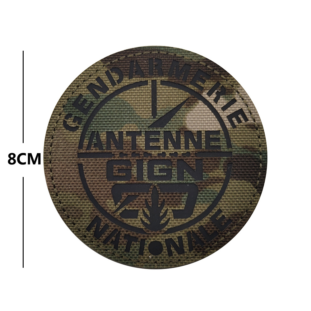 M00268-1 ANTENNE GIGN réfléchissante française (CP noir)