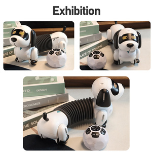 Çocuklar interaktif oyuncak uzaktan kumanda yavru köpek gerçekçi Robot programlanabilir akıllı takip Rc elektronik Robot oyuncak Pet köpek - Product Image 6