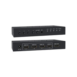 High-Definition 4K for HDMI Seamless <strong>Switcher</strong> <strong>4</strong> <strong>Inputs</strong> <strong>1</strong> <strong>Output</strong> 4x1 Remote Control Video Splitters Compatible 1080P Video