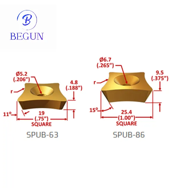 溶接ビード用SPUBシリーズスカーフィンインサートS-SPUB63-H S-SPUB63-I S-SPUB63-G S-SPUB86-M S-SPUB86-J S-SPUB86-H S-SPUB86-I