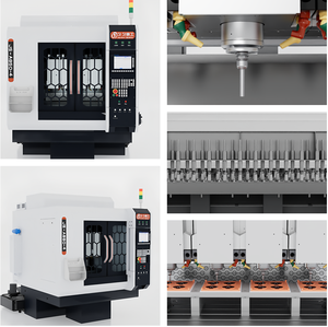 Máquina de torno CNC de función multiusos de alta precisión, fresadora CNC, Centro de torneado CNC