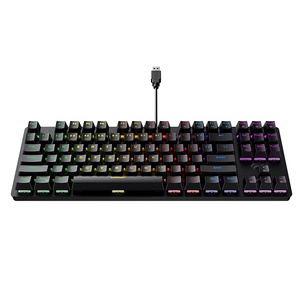 Kb869L Havit macchina da scrivere tastiera meccanica LED Usb Gamer Led Computer cablato Laptop 87 tasti tastiera da gioco meccanica Rgb - Product Image 1