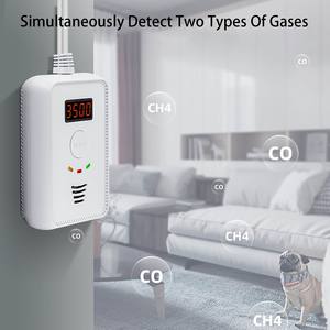 Khí đốt tự nhiên co Composite báo động <span class=keywords><strong>Detector</strong></span> và màn hình hiển thị cho khói phát hiện - Product Image 2