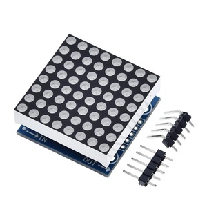 MAX7219 modulo a matrice di punti microcontrollore Display di controllo 4 In uno con linea 5P