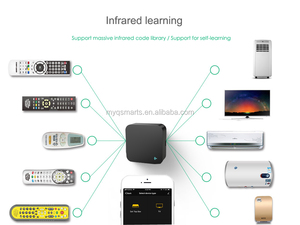 WiFi IR telecomando con sensore di temperatura di umidità nero funzione di colore Wireless Controller IR universale - Product Image 4