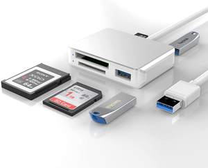 멀티 카드 리더 어댑터 5Gbps 읽기 작가 XQD 카드 리더 소니 G & M 시리즈 XQD/XQD TF/<span class=keywords><strong>SD</strong></span>/SDHC 카드 - Product Image 1