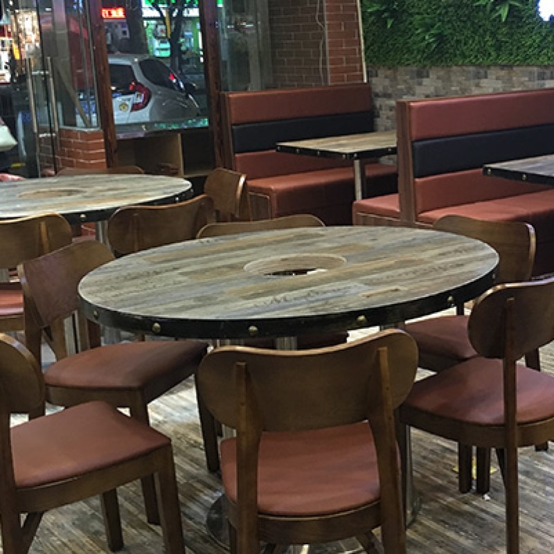 120cm round table (plywood)
