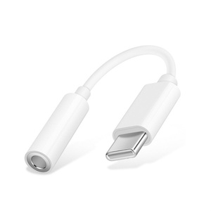 手机耳机音频电缆类型-C <span class=keywords><strong>USB</strong></span> 3.5毫米辅助音频插孔适配器手机耳机呼叫适配器