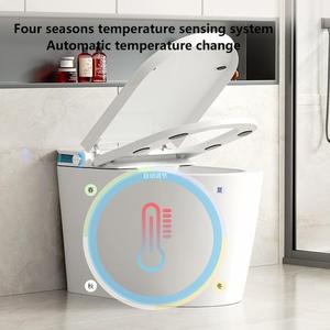 H-067 Model YW zemin monte otomatik gömme açık akıllı tuvalet Wc su dolap akıllı tuvalet uzaktan kumanda ile - Product Image 5