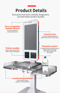 餐厅收银机现金收款机触摸 pos 系统用于自助订购和支付亭 - Product Image 4