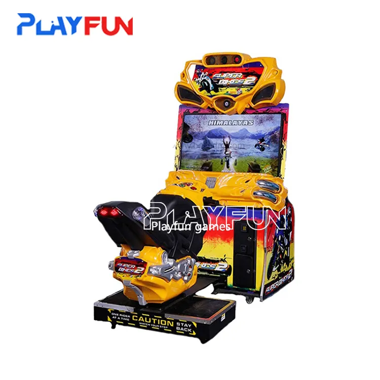 Machine de jeux d'arcade en 3d, jeu de course automobile, FF MOTO, Super vélo 2, à vendre