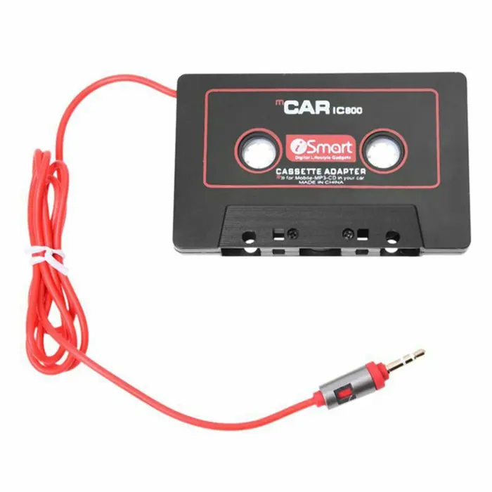 Adaptador de cinta de casete para coche, convertidor de cinta de Audio auxiliar de 3,5mm para reproductor de CD y teléfono MP3 MP4