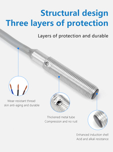 DC 10-30V M6 flush 1mm ultra-mini <strong>proximity</strong> switch cylindrical inductive <strong>proximity</strong> <strong>sensor</strong> high accuracy <strong>proximity</strong> <strong>sensor</strong> - Product Image 6