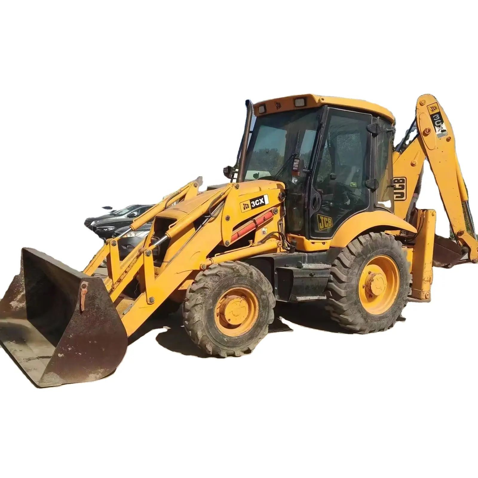 2019 modelo 95% nueva retroexcavadora JCB 3CX a la venta cargador retro precio bajo en Shanghai China JCB 4CX/420F