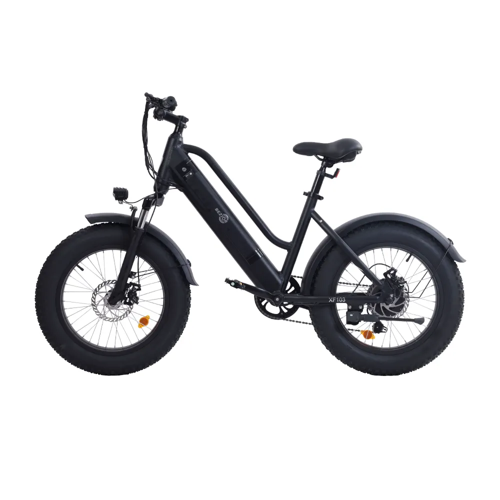 EU stock bezf103 دراجة ثلج كهربائية صغيرة الحجم إطار عريض للطرق الوعرة محرك 10Ah دراجة جبلية كهربائية ببطارية