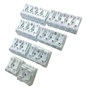 Tornillo de terminal de conexión rápida Menos enchufe en el bloque de terminales LED Empuje tipo 923-5 Bloque de terminales - Product Image 5