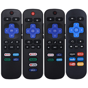 ABS-Kunststoff fernbedienung für Roku TV Smart Wireless RF-Silizium tastatur Feste rollende Lerncode ROHS-zertifizierte Garantie
