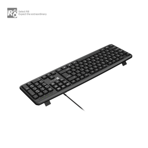 Teclado estándar con cable para ordenador de escritorio, venta al por mayor, de fábrica, barato, 2023