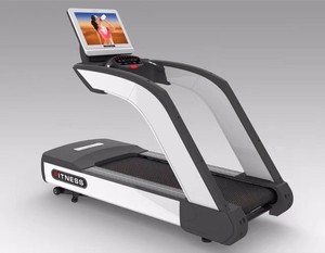 Tapis roulant palestra commerciale di alta qualità per lo schermo LCD pieghevole in legno con meccanismo motorizzato pieghevole manuale Display a LED - Product Image 5
