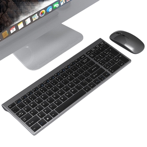 Teclado de jugador de 104 teclas Teclado de PC con cable e inalámbrico Teclado y ratón Teclas redondas Ratón de teclado para juegos