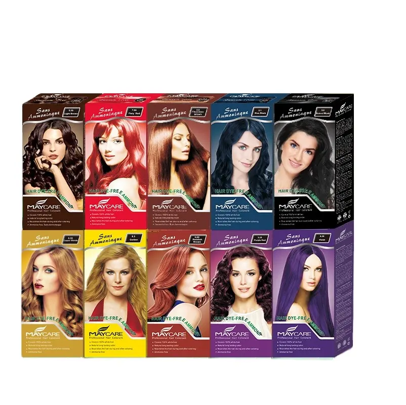 Tinte orgánico para el cabello, producto para el cabello con sistema de Color del cabello de 9 grados, coloración rápida para uso doméstico, gran oferta