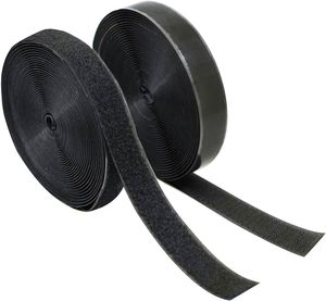 Rouleaux de tissu élastique auto-adhésifs, sangles ajustables à crochets et boucles avec crochets et boucles de fixation - Product Image 1