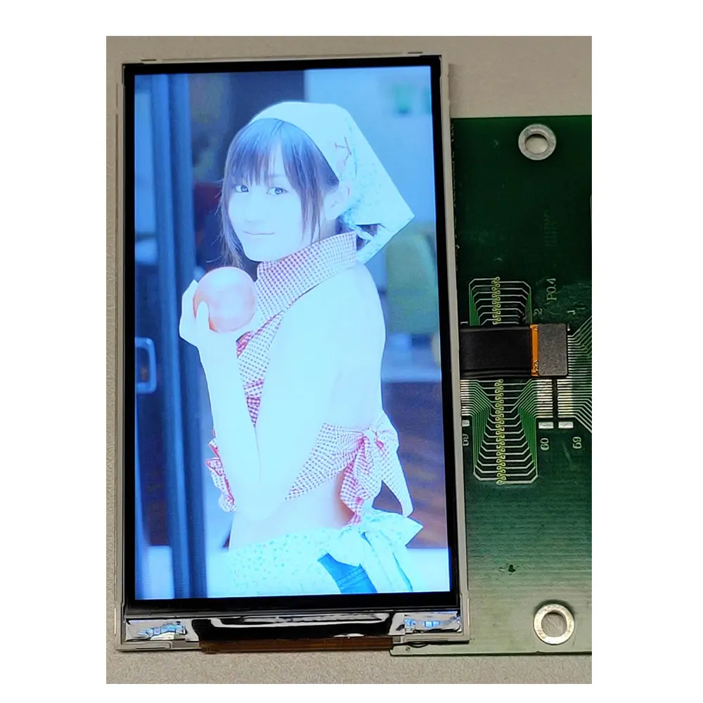 일반적으로 흰색 480(RGB)x854 TN ILI9806E-2 12시 3.5 "TFT MIPI TFT LCD 디스플레이 모듈