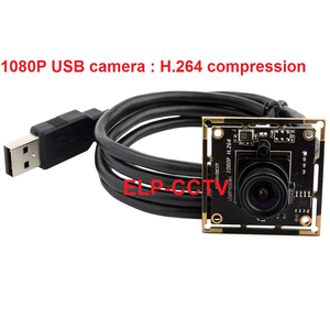 ELP sin conductor integrado 2MP 1080P CMOS cámara web AR0330 de Audio H.264 30fps UVC USB módulo de la cámara para Android Linux Windows - Product Image 5