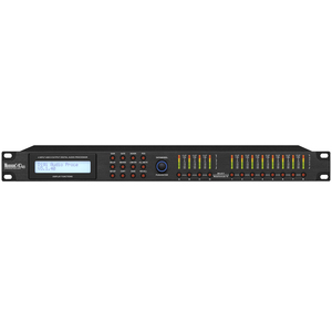 Procesador de audio digital profesional de sistema de sonido de 4 entradas y 8 salidas con gestión de altavoces de carcasa metálica - Product Image 1