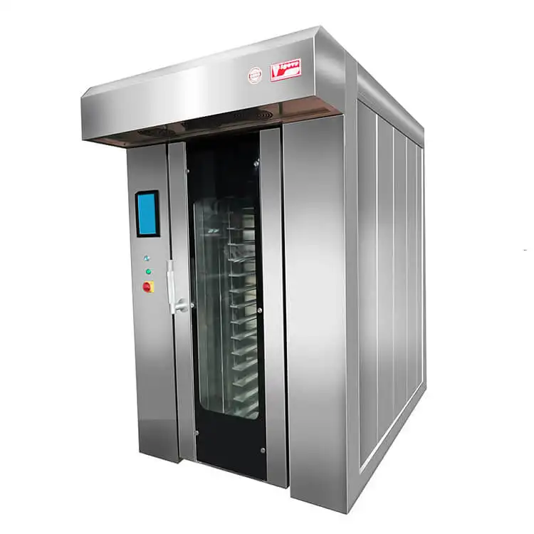 32 vassoio professionale biscotto rotativo forno forno forno da forno diesel gas elettrico forno rotativo per panetteria