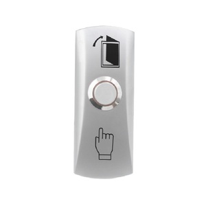 Interruttore a pulsante per il sistema di controllo degli accessi per porte strette a montaggio superficiale in lega di zinco - Product Image 2
