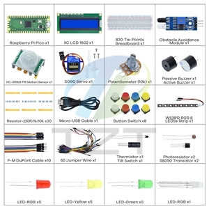 Raspberry Pi Pico Development Board Kit mit RP2040-Programmierung und LCD1602-Anzeige elektronischer Module und Kits
